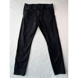 Lucky Brand 110 Slim Stretch Black Jeans Mens 36x34